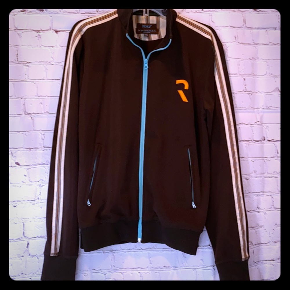 Men’s ROAR Brown Track Jacket Size L EUR 41